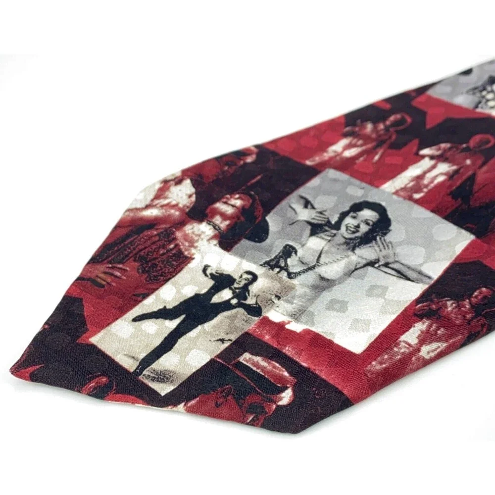 American Film Classics 1992 Singin' In The Rain 100% Silk Mens Necktie - Read